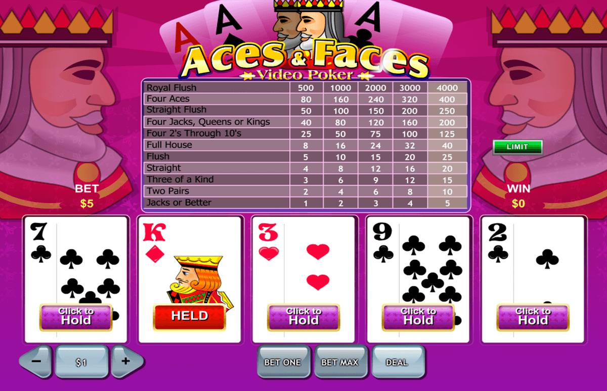 aces and faces playtech