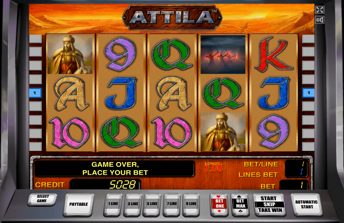 attila novomatic slot