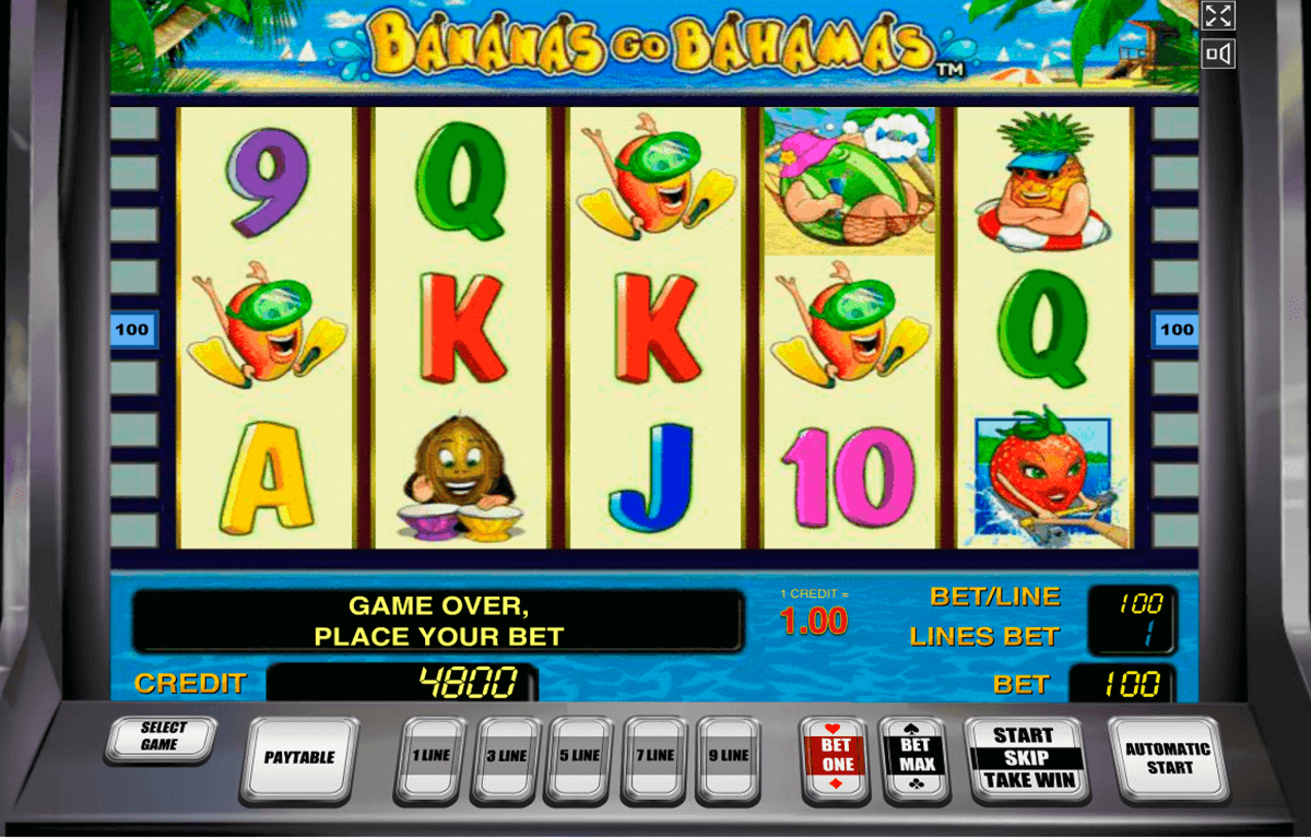 bananas go bahamas novomatic slot