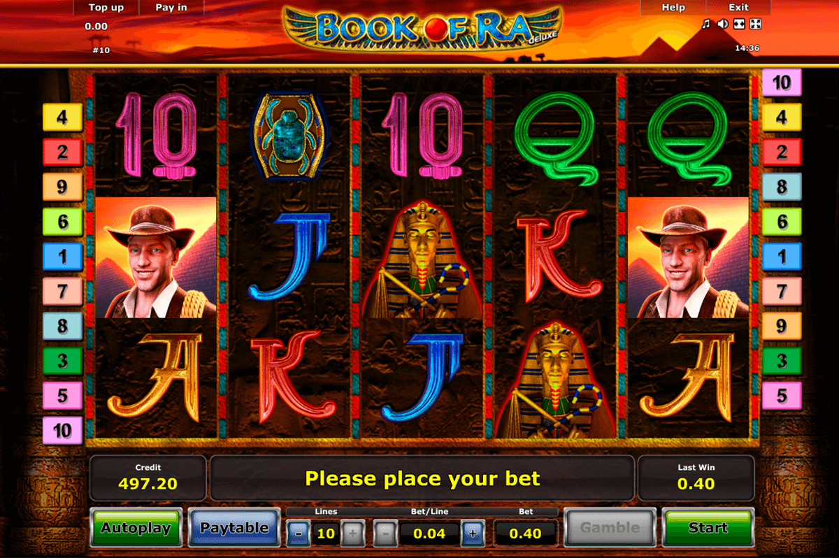 book of ra deluxe novomatic slot