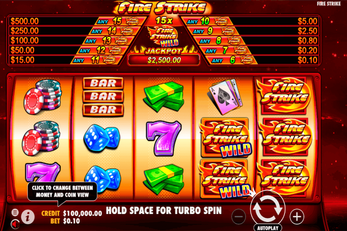 fire strike pragmatic screenshot