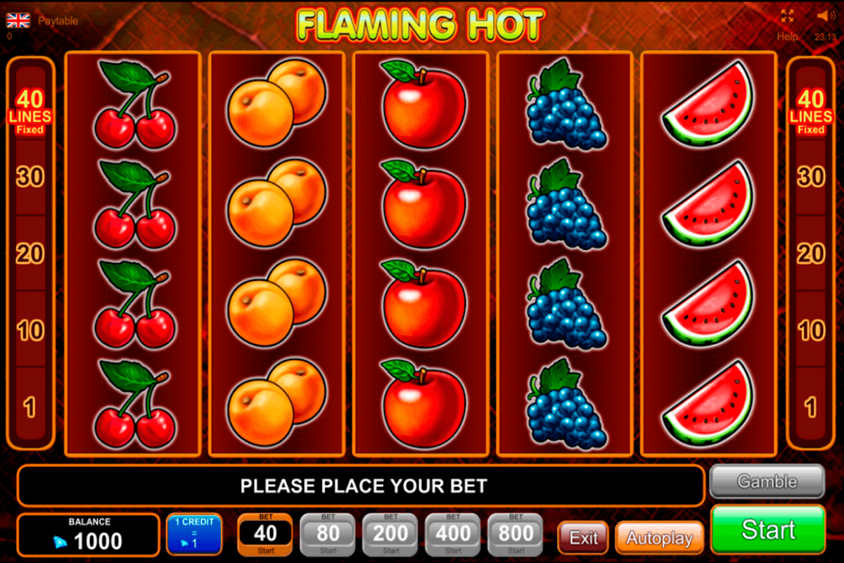 flaming hot amusnet interactive screenshot 5
