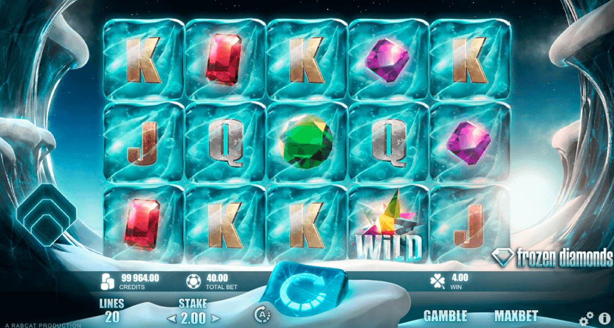 frozen diamonds rabcat slot