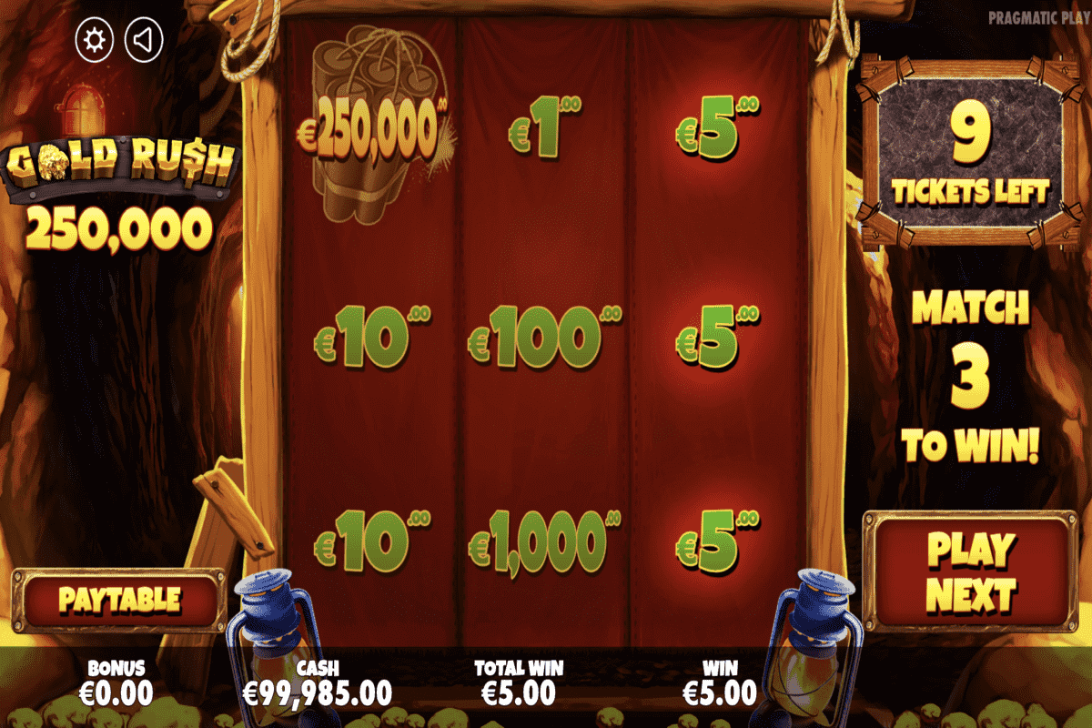 gold rush pragmatic play