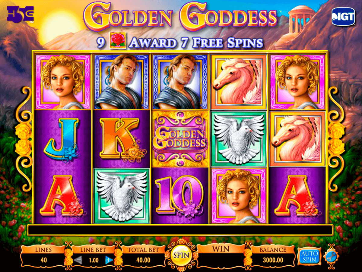 golden goddess igt slot