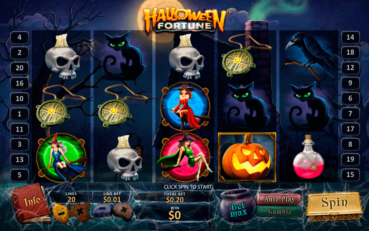 halloween fortune playtech slot