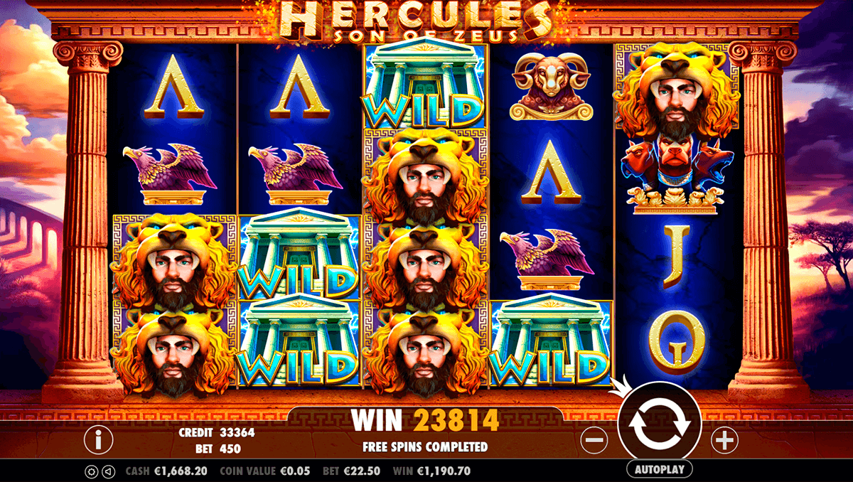 hercules son of zeus pragmatic slot