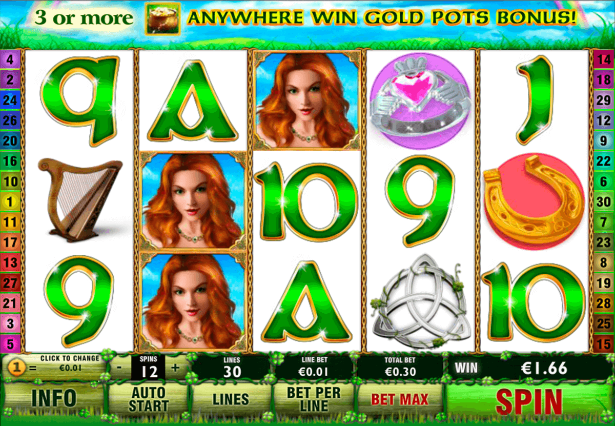 irish luck playtech slot