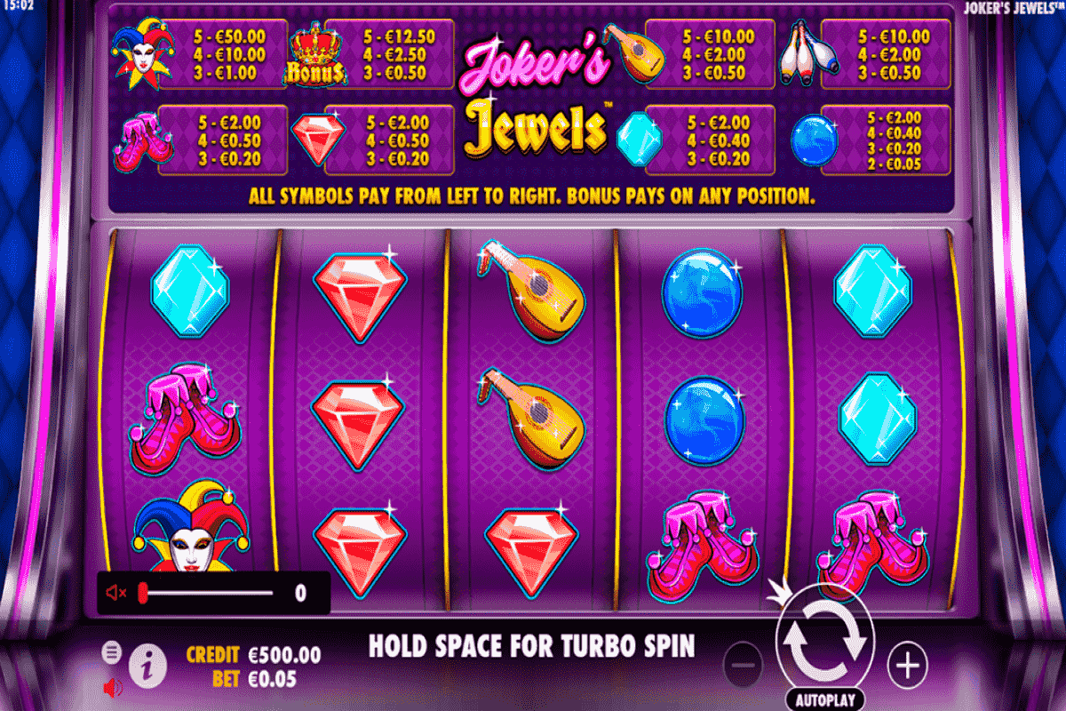 jokers jewels pragmatic screenshot