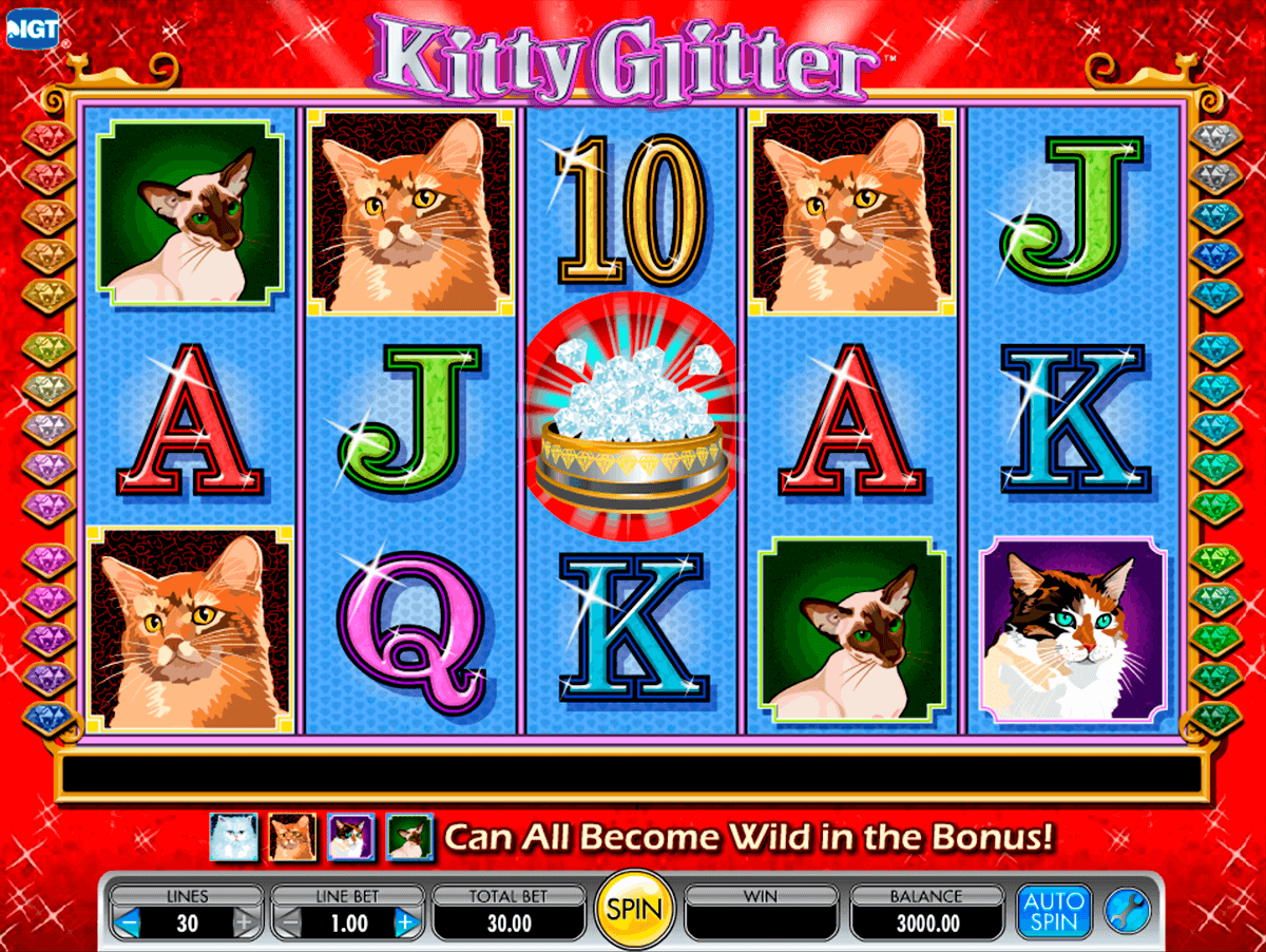 kitty glitter igt slot