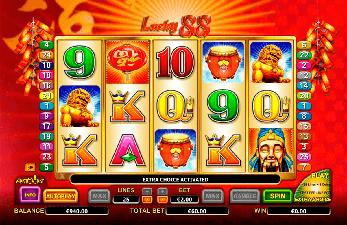 lucky 88 aristocrat slot