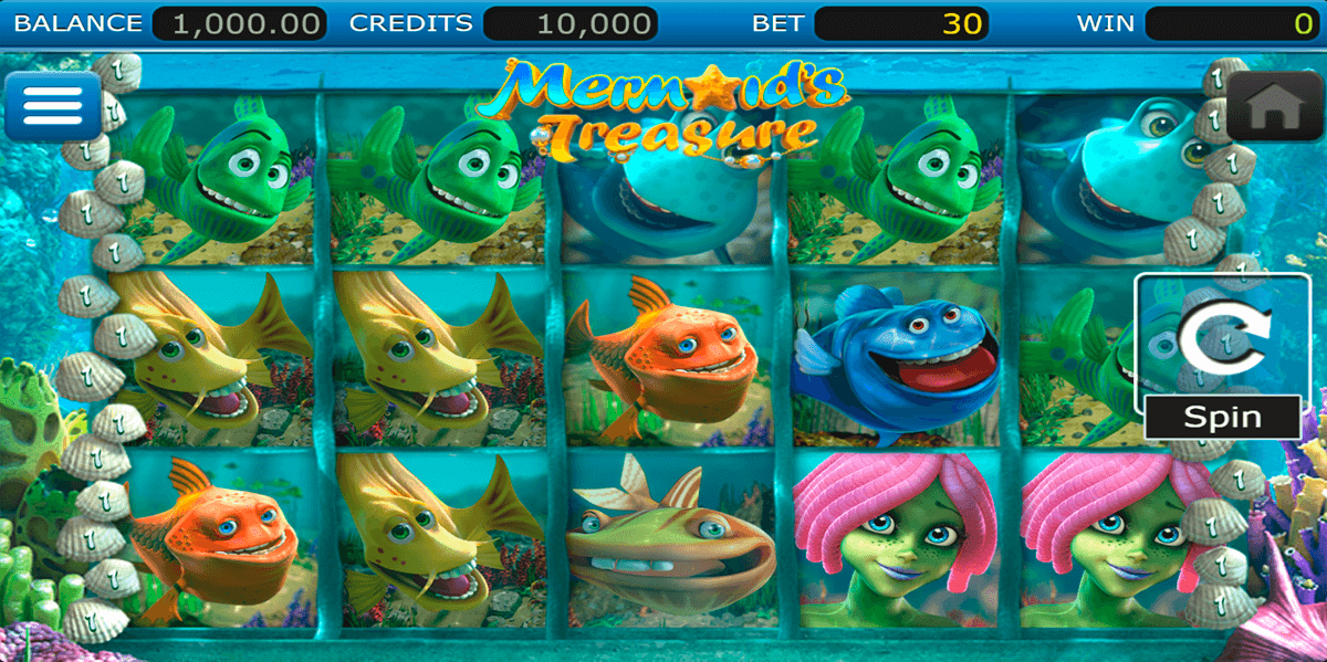 mermaids treasure nucleus gaming slot