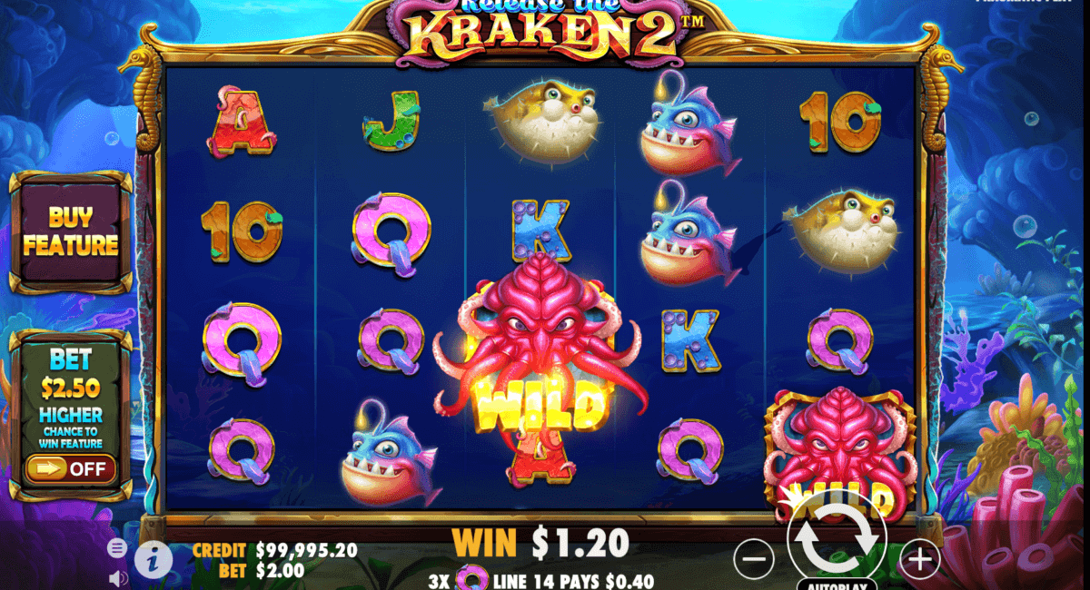 release the kraken 2 pragmatic play