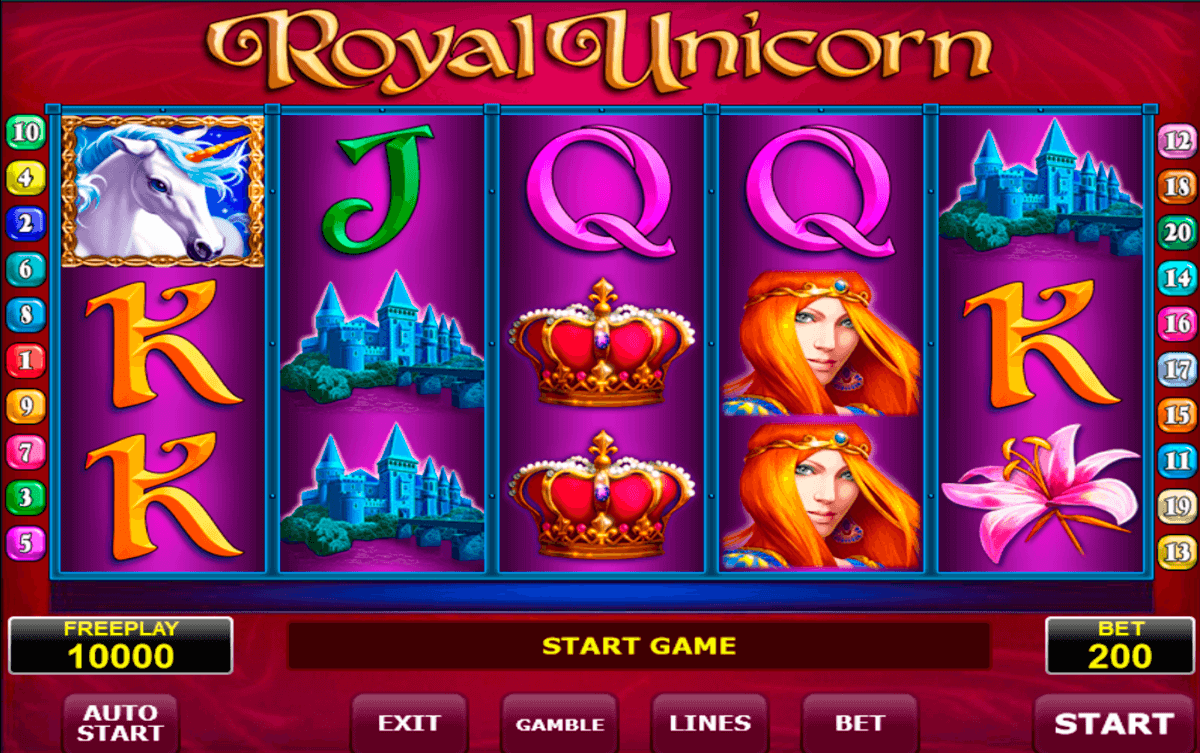 royal unicorn amatic slot