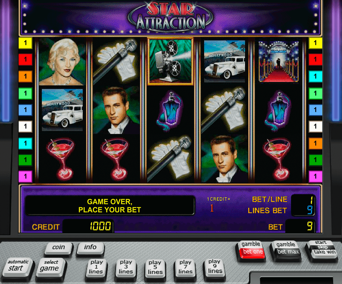 star attraction novomatic slot