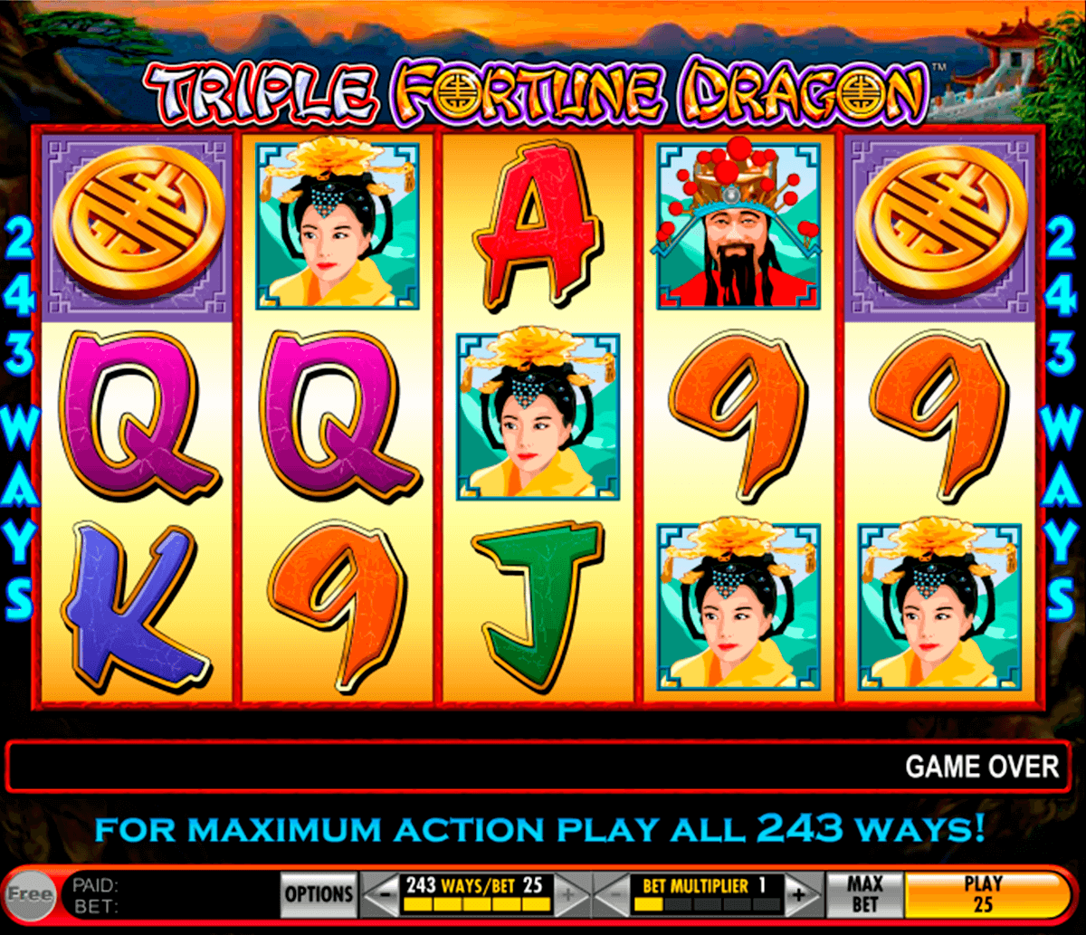 triple fortune dragon igt slot